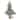 28" Flocked Christmas Tree with Pine Cones - Green
