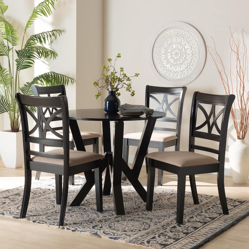 Mari Modern Wood 5-Piece Dining Set