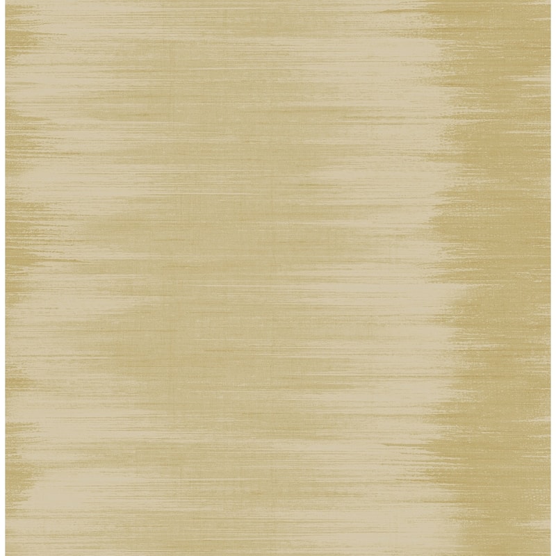Seabrook Designs Alvena Ombre Stripe Unpasted Wallpaper - 20.5 in. W x 33 ft. L - Metallic Caramel
