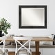 preview thumbnail 14 of 27, Beveled Wood Wall Mirror - Rustic Pine Black Frame