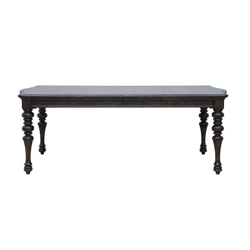 Cooper Falls Dining Table with Turned Legs - 41.97"W x 29.98"H x 99.96"D