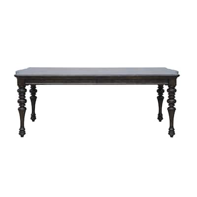 Cooper Falls Dining Table with Turned Legs - 41.97"W x 29.98"H x 99.96"D