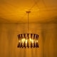 preview thumbnail 19 of 20, 6-light Modern Boho Hand-wrapped Woven Chandelier Natural Ivory Rope Fabric Drum Pendant Light