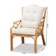 preview thumbnail 11 of 9, Sonia Modern and Contemporary Natural Finished Rattan Armchair