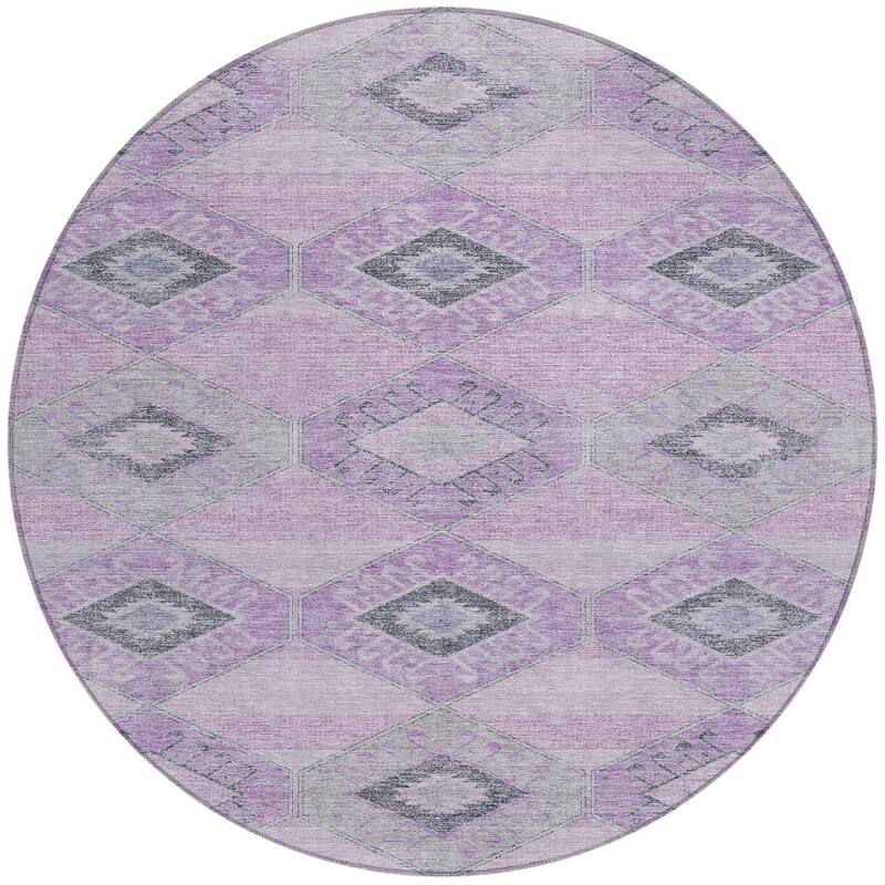 HomeRoots Aztec Transitional Rectangle Outdoor Rug