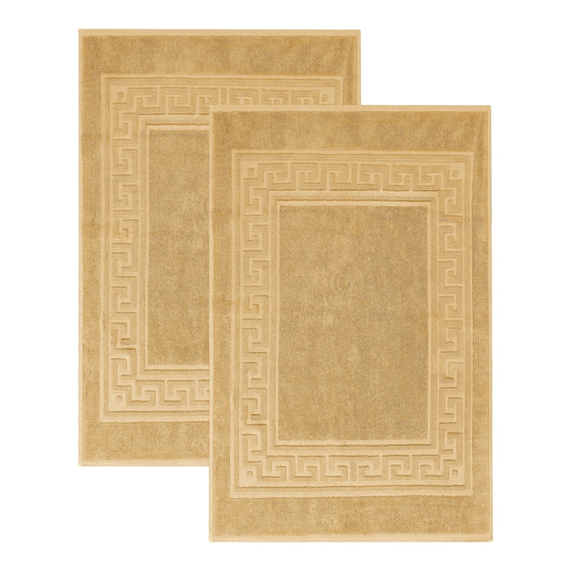 Superior Plush & Absorbent 900 GSM Cotton Bath Mat - (Set of 2)