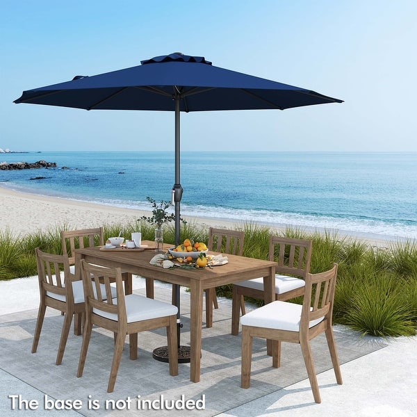 heavy duty umbrella for patio table Outsunny Base proof to help protect you from harsh sunlight Flynama Mobile Outdoor Umbrella Stand,
