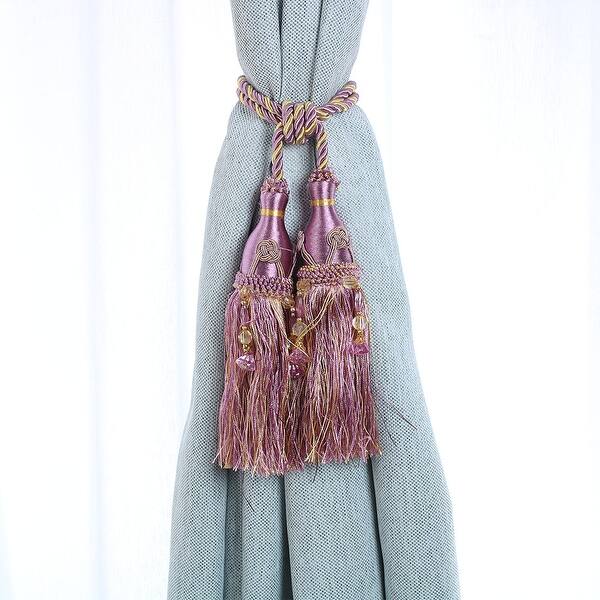 Shop Curtain Drapery Hanging Beads Tassel Tiebacks 2pcs Free