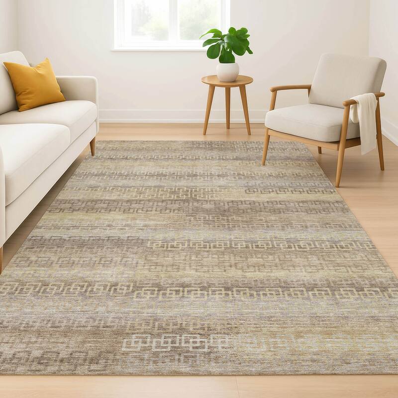 Premium Washable Super Soft Modern Stripe Mayfield Rug