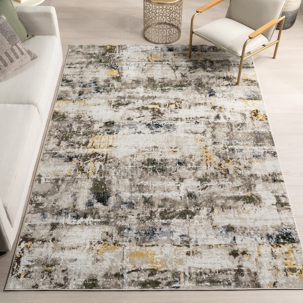 Nuloom Aaliyah SpinClean Casual Abstract Machine Washable Area Rug