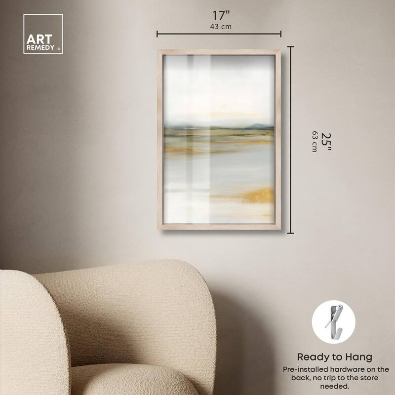 Misty Expanse I Shadowbox by Art Remedy