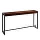 preview thumbnail 17 of 55, SEI Furniture Macen Modern Narrow Industrial Console Table