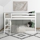 preview thumbnail 2 of 4, Max and Lily Scandinavian Twin over Twin Low Bunk Bed