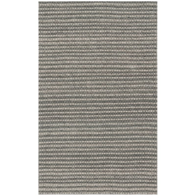 SAFAVIEH Handmade Natura Gerrita Wool Area Rug - 3' x 5' - Dark Grey