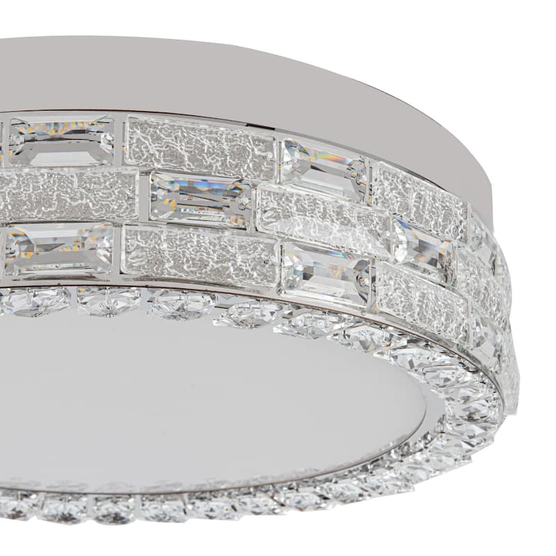 Artcraft Elegance Integrated LED Flush Mount - Chrome Finish