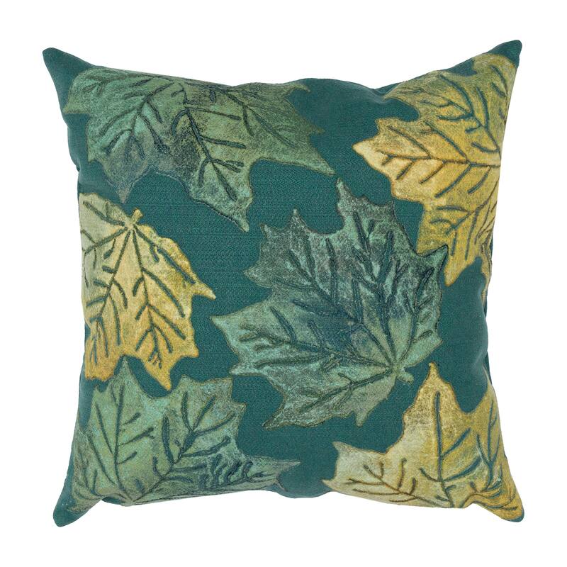 Liora Manne Visions IV Leaf Toss Indoor/Outdoor Pillow