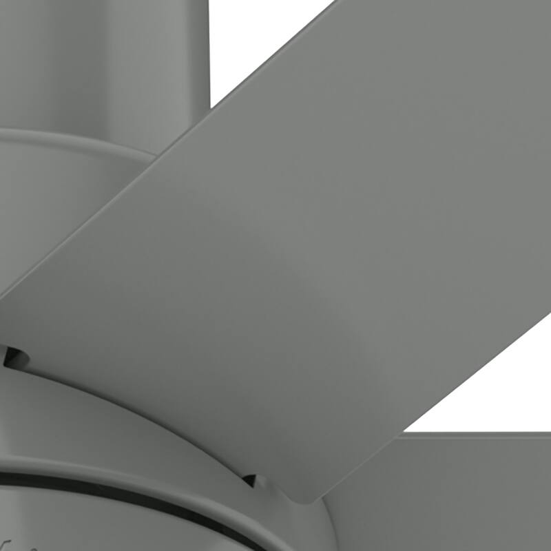 Hunter Mathers Low Profile Ceiling Fan with LED Light, Handheld Remote Modern Contemporary, Transitional