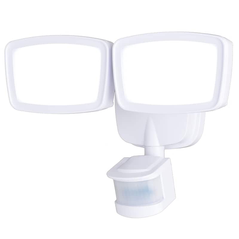Integrated LED Motion Sensor Dusk to Dawn Outdoor Security Flood Light - 180 Range - 70 Ft