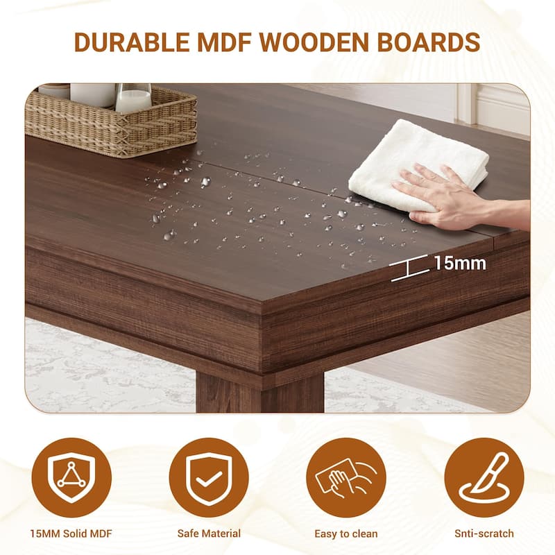 Rectangular Dining Table for Kitchen or Dining Room