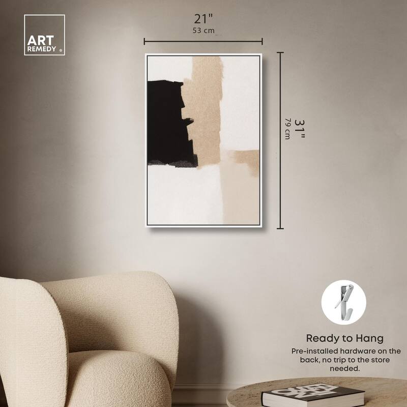 Earth and Ink IV Canvas by Art Remedy