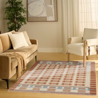 Nourison Nordic Indoor only Geometric Area Rug