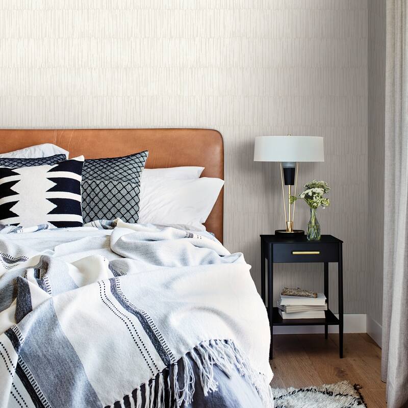 A-Street Prints Zandari Cream Distressed Texture Wallpaper