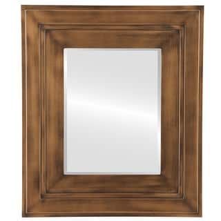 Palomar Framed Rectangle Mirror in Sunset Gold