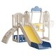 preview thumbnail 3 of 17, 5 in 1 Baby Kids Slide Outdoor Indoor Playground with Climbing and Swing, for Toddlers Age 1-4
