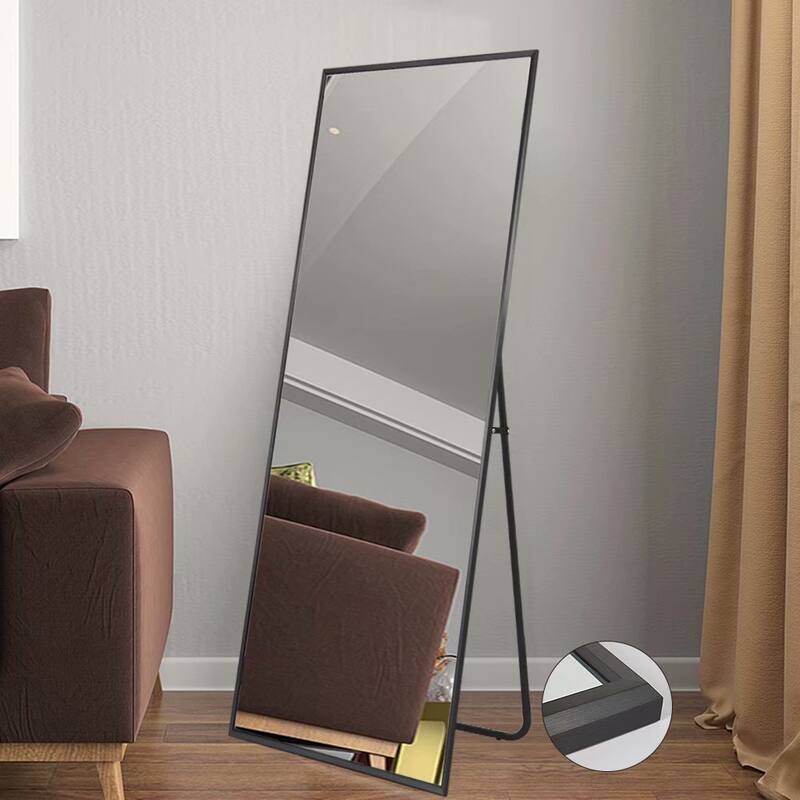 Carson Carrington Salmijarvi Wide Frame Full Length Floor Mirror