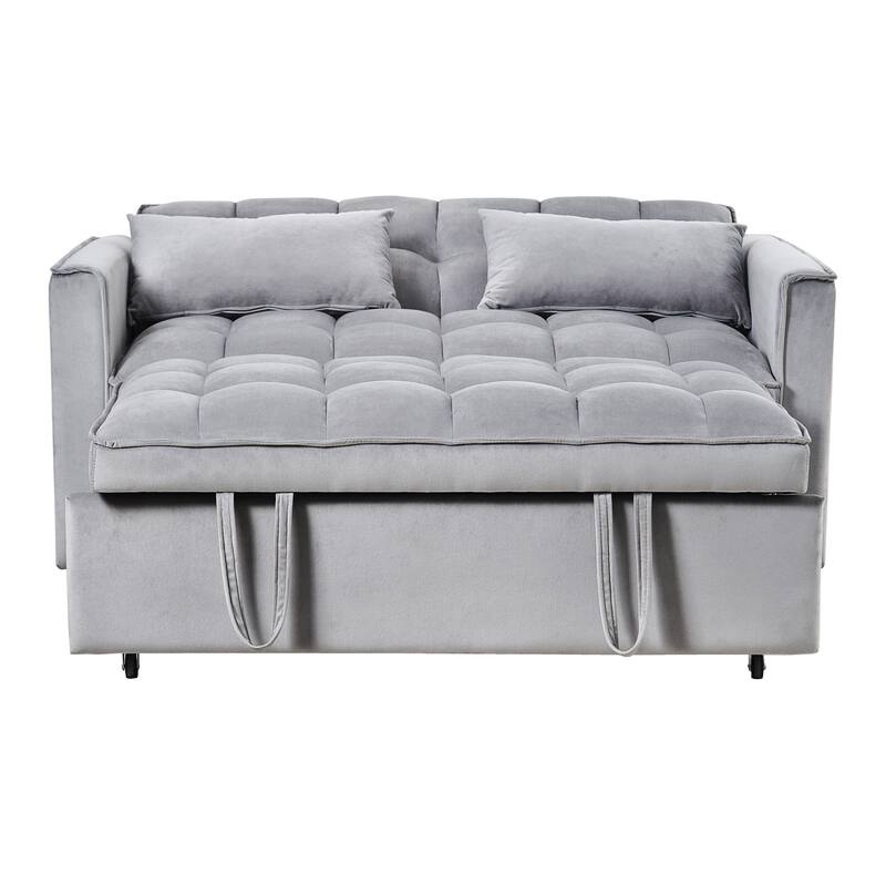 Pull-out Sofa Bed, 3-in-1 Convertible Futon Sofa Bed