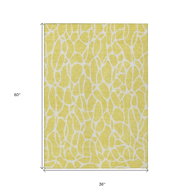 HomeRoots Geometric Transitional Rectangle Outdoor Rug