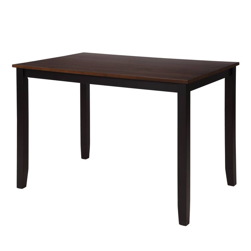 Dining Table Set Kitchen Rectangular Table and 4 Chairs, Wood Frame 5-Piece Dining Set for Kitchen Breakfast Nook Living Room