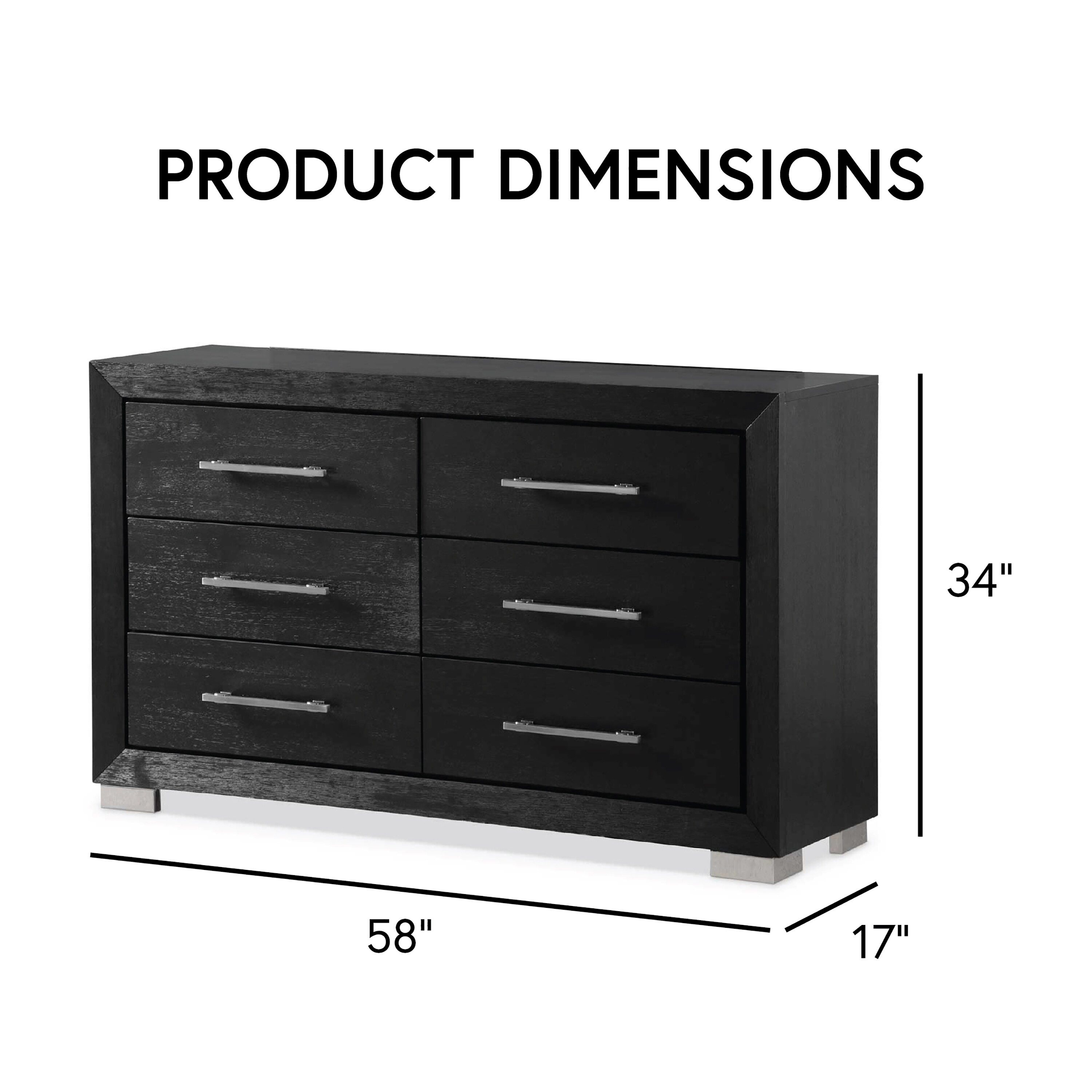 Furniture of America Alaric Modern 3-Piece Black Wood Dresser and 2-Nightstand Bedroom Set - Overstock - 43979420 Furniture of America Alaric Modern 3-Piece Black Wood Dresser and 2-Nightstand Bedroom Set - Overstock - 43979420