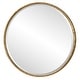 preview thumbnail 4 of 4, Uttermost Sutton Aged Gold Round Mirror - 47.25'' H X 47.25'' W X 1.5'' D