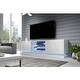 preview thumbnail 6 of 18, Qiu Modern Glossy White 63- OR 79-inch TV Console