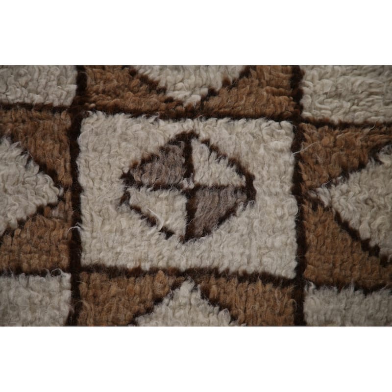 Beige Anatolian Oriental Runner Rug Hand-knotted Wool Carpet - 2'11"x 13'0"