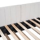 preview thumbnail 10 of 11, Twin Mattress Holde Daybed Frame with Trundle - Beige