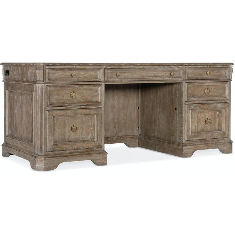 Hooker Furniture Work Your Way Home Office Sutter Executive Desk - Claro