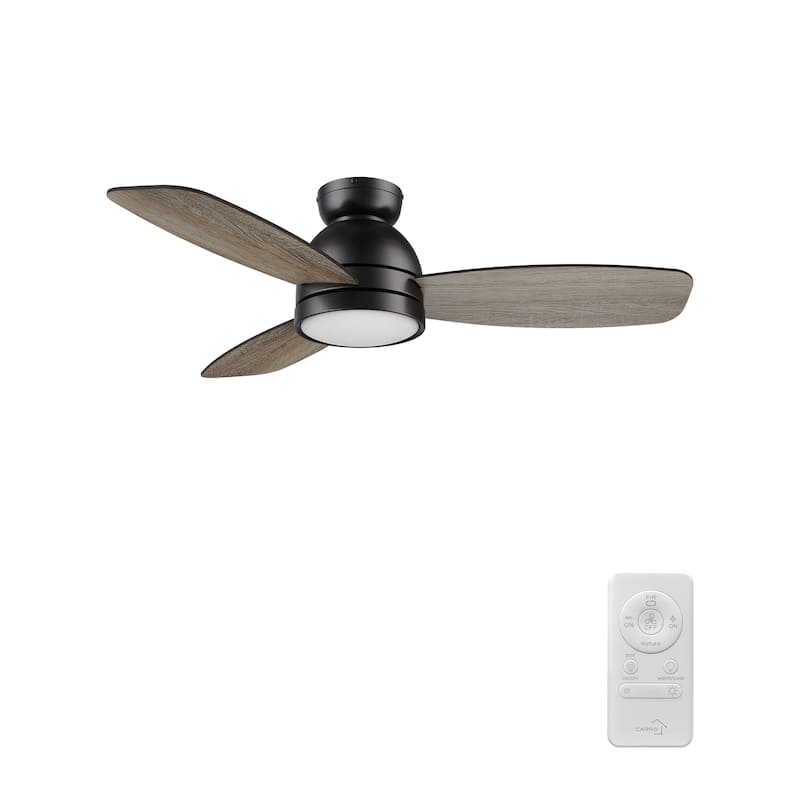 CARRO Cerus 44" 3-Blade Indoor Ceiling Fan with Light and Remote Control