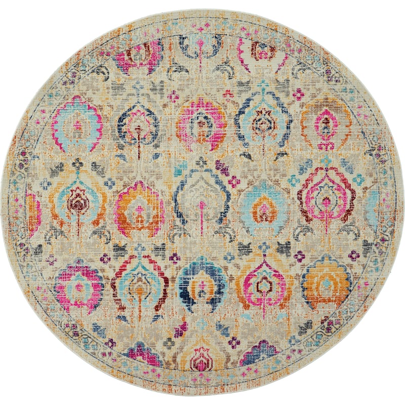 Nourison Vintage Kashan Persian Medallion Area Rug