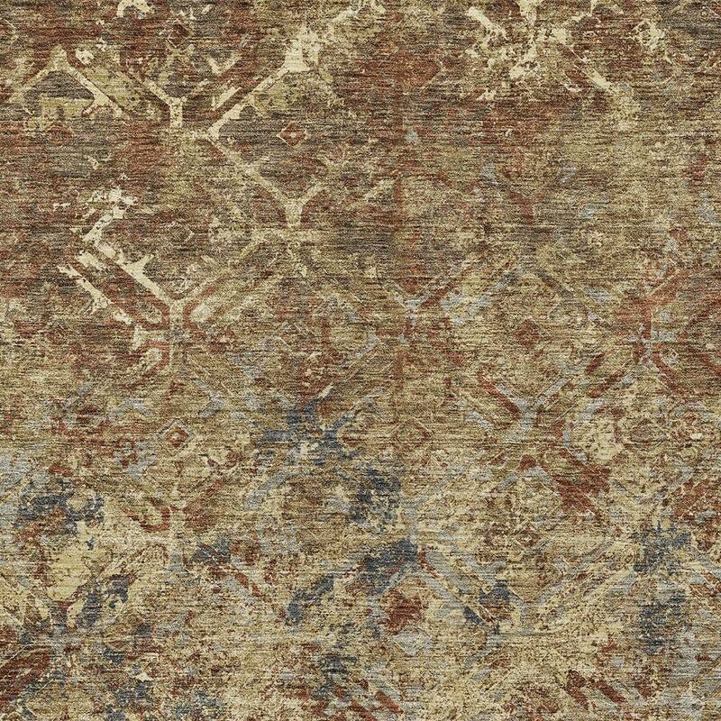 HomeRoots Geometric Transitional Rectangle Outdoor Rug