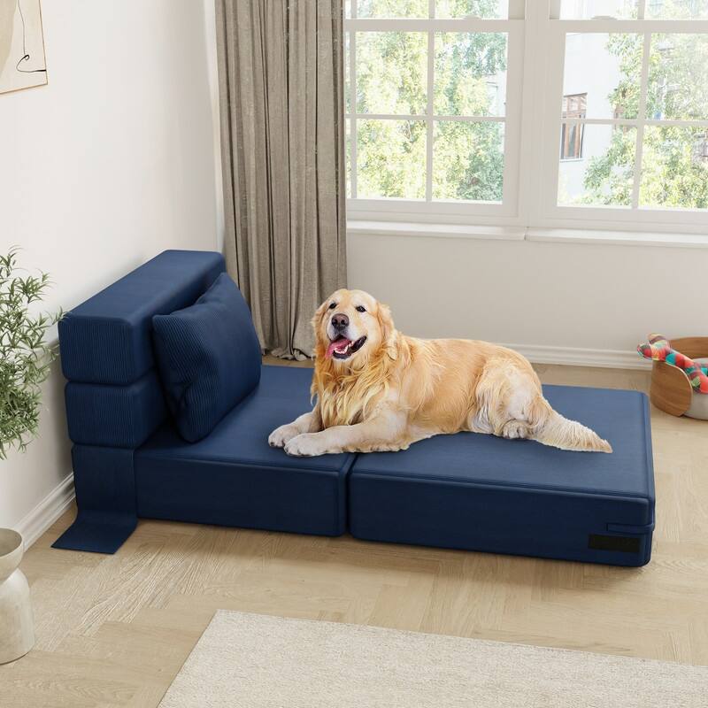 Convertible Compression Corduroy Sectional Sofa
