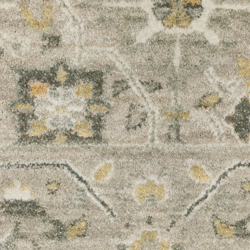 Kellan Global Floral Beige/ Blue Area Rug