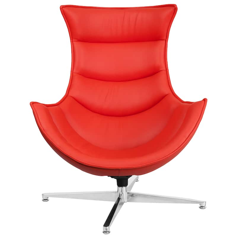 Home Office Swivel Cocoon Chair - Living Room Accent Chair