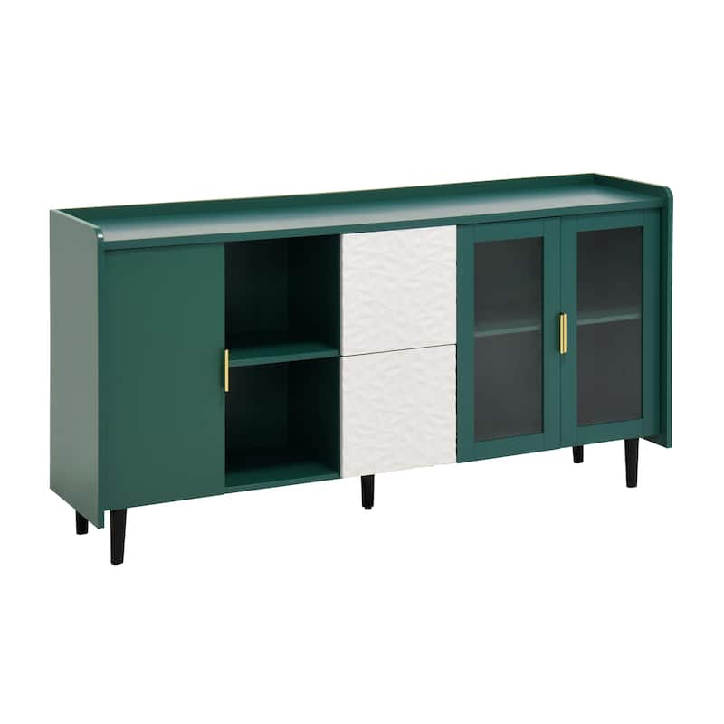 Kitchen Pantry Coffee Bar Storage Cabinet