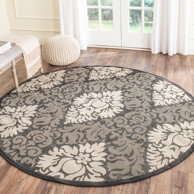 SAFAVIEH Courtyard Willene Boho Indoor/ Outdoor Waterproof Patio Backyard Rug