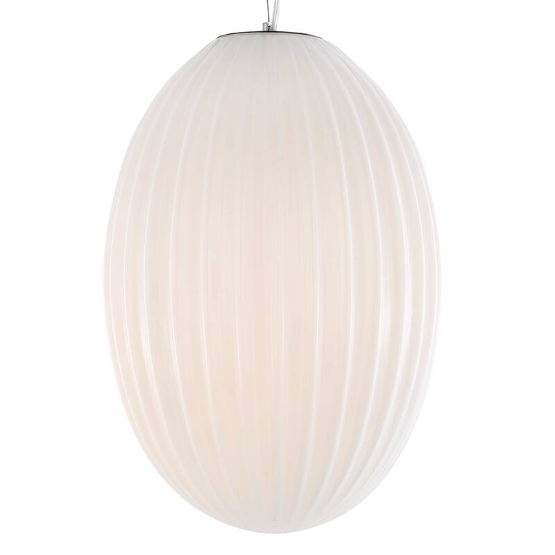 Light Society Opal 12" Glass Pendant Light