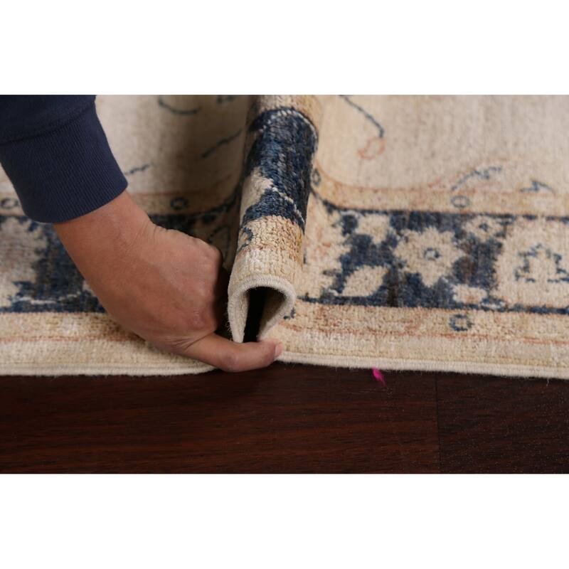 Vegetable Dye Peshawar Chobi Oriental Runner Rug Wool Hand-knotted - 2'8" x 11'6"