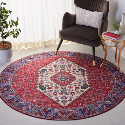 SAFAVIEH Tucson Machine Washable Slip Resistant Eilish Boho Oriental