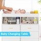 preview thumbnail 2 of 17, 6 Drawers Baby Changing Table Dresser with Changing Pad and Power Outlet